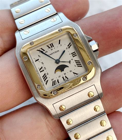 vintage santos de cartier watch.